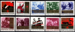 1965 USSR CCCP  Mi 3051-60  MNH/** - Nuevos