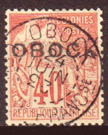 Obock 1892 Y.T.18 O/Used VF/ F - Gebruikt