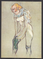 PT147/ TOULOUSE-LAUTREC, *Femme Qui Tire Son Bas*, Albi, Musée Toulouse-Lautrec - Peintures & Tableaux