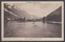 124633/ CHAMONIX, La Plage Et Le Col De Voza - Chamonix-Mont-Blanc