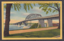 115401/ USA - CANADA, Peace Bridge Crossing Niagara River Between Buffalo (N.Y.) And Fort Erie (Ontario) - Andere & Zonder Classificatie