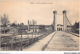 AFWP8-70-0791 - GRAY - Le Pont Suspendu Et La Gare - Gray