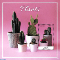 Guyana 2019 Plants S/s, Mint NH, Nature - Cacti - Flowers & Plants - Cactusses