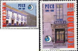 722703 MNH ECUADOR 1996 CINCUENTENARIO UNIVERSIDAD CATOLICA DE QUITO - Ecuador