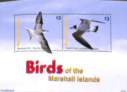 Marshall Islands 2021 Birds 2v M/s, Mint NH, Nature - Birds - Other & Unclassified