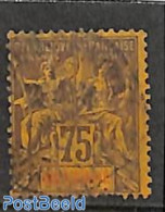 French Indochina 1892 75c, Used, Used Stamps - Other & Unclassified