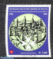 Sovereign Order Of Malta 2006 Statutes Of Margrat 1v, Mint NH, History - History - Other & Unclassified