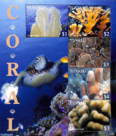 Tuvalu 2021 Corals 5v M/s, Mint NH, Nature - Corals - Other & Unclassified