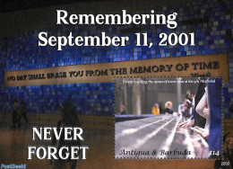 Antigua & Barbuda 2022 Remembering September 11, 2001, Mint NH - Antigua Und Barbuda (1981-...)