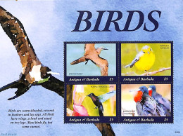 Antigua & Barbuda 2022 Birds 4v M/s, Mint NH, Nature - Birds - Antigua And Barbuda (1981-...)