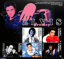 Saint Vincent 2021 Elvis Presley 4v M/s, Mint NH, Performance Art - Elvis Presley - Music - Popular Music - Elvis Presley