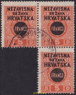 723114 USED CROACIA 1941 ESCUDO - Croacia