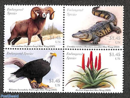 United Nations, New York 2023 Endangered Wildlife 4v [+], Mint NH, Nature - Animals (others & Mixed) - Birds - Birds O.. - Autres & Non Classés