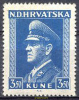 723477 MNH CROACIA 1943 DR. ANTE PAVELIC - Kroatien