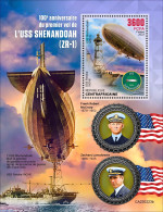 Central Africa 2023 USS Shenandoah (ZR-1), Mint NH, Transport - Aircraft & Aviation - Zeppelins - Aviones