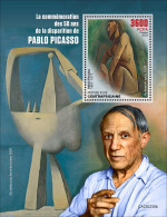 Central Africa 2023 Pablo Picasso, Mint NH, Art - Pablo Picasso - Paintings - Zentralafrik. Republik