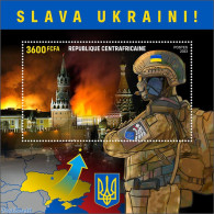 Central Africa 2023 Slava Ukraini, Mint NH, History - Militarism - Art - Architecture - Militaria