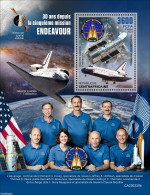 Central Africa 2023 The Fifth Mission Of Endeavour, Mint NH, Transport - Space Exploration - Zentralafrik. Republik