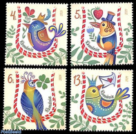 Romania 2024 Martisor Day 4v, Mint NH, Nature - Birds - Neufs