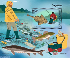 Niger 2023 Fishing, Mint NH, Nature - Fish - Fishing - Peces