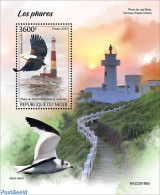 Niger 2023 Lighthouses, Mint NH, Nature - Various - Birds - Birds Of Prey - Lighthouses & Safety At Sea - Lighthouses