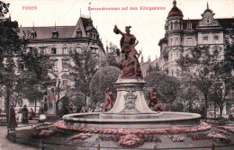 Poznań - Rerseusbrunnen Auf Dem Königsplatze - Polen