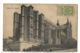 Mons (Belgique, Hainaut) : La Collégiale Sainte-Waudru En 1910 PF. - Mons