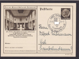 Ostmark Österreich Linz Donau Ganzsache Deutsches Reich SST Landhaus Kolonial - Brieven En Documenten