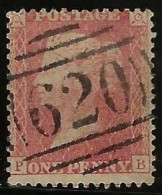 Great  Britain    .   Yvert   14 (2 Scans)   .   '54-'58  .  Perf. 14  .  Large  Crown       .   O      .     Cancelled - Used Stamps