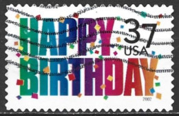 United States 2002. Scott #3695 (U) Happy Birthday (Complete Issue) - Gebraucht