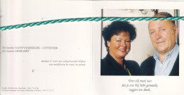 Jean Vanwynsberghe-Geeraert (Kooigem 1938) En Diana Geeraert (Kortrijk 1948), Harelbeke 2003. Foto - Obituary Notices