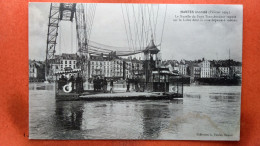 CPA (44) Nantes. Inondé (Février 1904) La Nacelle Du Pont Transbordeur Repose Sur La Loire.  (8A.694) - Nantes