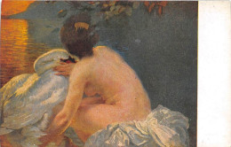 ILLUSTRATEUR - ALBERT BESNARD - "LEDA" - NU FEMININ   - Autres & Non Classés