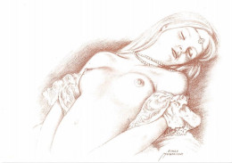 ILLUSTRATEUR - EMILE MUSTACCHI - "VENUS ENDORMIE" - FEMME - NU FEMININ - EDITION "CARTES POSTALES ET COLLECTION" 1992 - Other & Unclassified