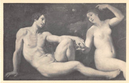 ILLUSTRATEUR - FR. ALBANI - "ADAM ET EVE DANS LE PARADIS TERRESTRE" - COUPLE - NU FEMININ, NU MASCULIN - Other & Unclassified