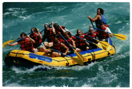 Whitewater Rafting Raft Guide Team Work River Lifejackets Paddles Extreme Sport. Original Photo 10x15 Cm - Sports