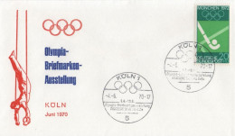 Germany Deutschland 1970 FDC Olympischen Spiele Olympic Games Munchen 1972, Gymnastics, Canceled In Koln - 1961-1970