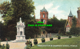 R615785 Arboretum And Grammar School. Ipswich. Christchurch Pictorial Post Cards - World