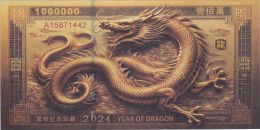 Fantasy Note 1.000.000 2024 Year Of The Dragon - Andere & Zonder Classificatie