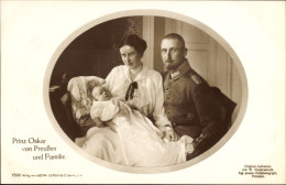 CPA Oskar Prince Von Prusse Und Familie, Portrait, Liersch 7500 - Familles Royales