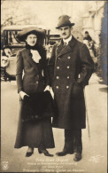 CPA Duc Ernst August Von Braunschweig, Princesse Victoria Luise Von Prusse - Familias Reales