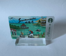 Starbucks Card Taiwan - 2017 - Sun Moon Lake - Tarjetas De Regalo