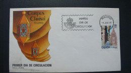 ESPAÑA 1985 - SPD - FDC - FIESTA DE CORPUS CHRISTI EN TOLEDO - EDIFIL 2786 - FDC