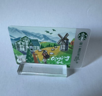Starbucks Card Taiwan - 2017 - Cing Jing - Gift Cards