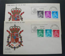 ESPAÑA 1985 - SPD - FDC - SERIE BASICA DEL REY JUAN CARLOS I - EDIFIL 2794/2801 - FDC