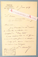 ● L.A.S 1929 Général Albert D'AMADE Château PONTUS Fronsac Libourne - Journal La Victoire Mon Auto - Né Toulouse Lettre - Politisch Und Militärisch