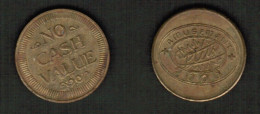 U.S.A.   AMUSEMENT PLUS ARCADE GAME TOKEN (CONDITION AS PER SCAN) (T-186) - Professionali/Di Società