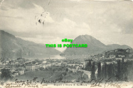 R615804 Lugano E Monte S. Salvatore. 2143. Kunzli Tobler. 1906 - World