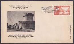 .Yugoslavia, 1960-04-24, Croatia, Zagreb, Week Of Museums, Special Cover & Postmark - Other & Unclassified