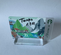 Starbucks Card Taiwan - 2017 - Taroko - Cartes Cadeaux